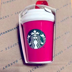 $15 NWT Starbucks Pink Ornament
